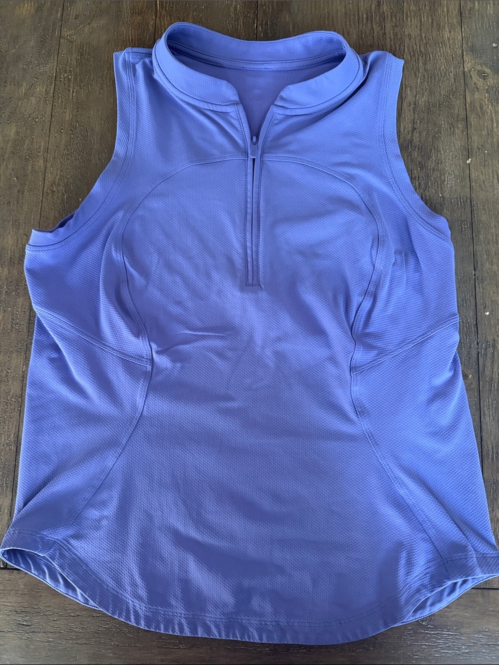 Lululemon Front Zip Mock Neck Tennis Tank